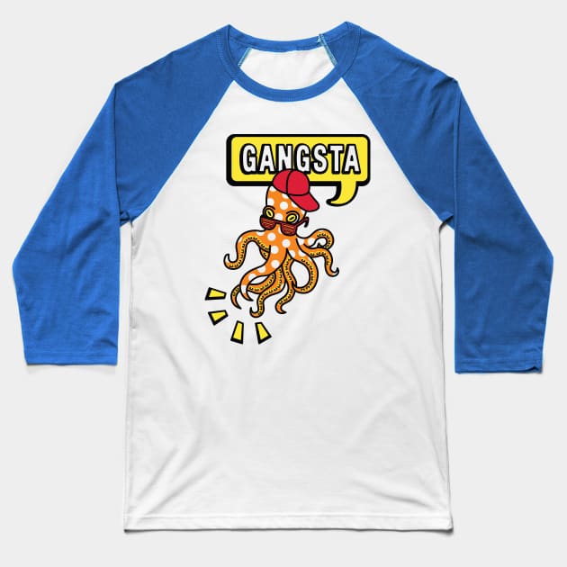 Gangstapus Baseball T-Shirt by hilary